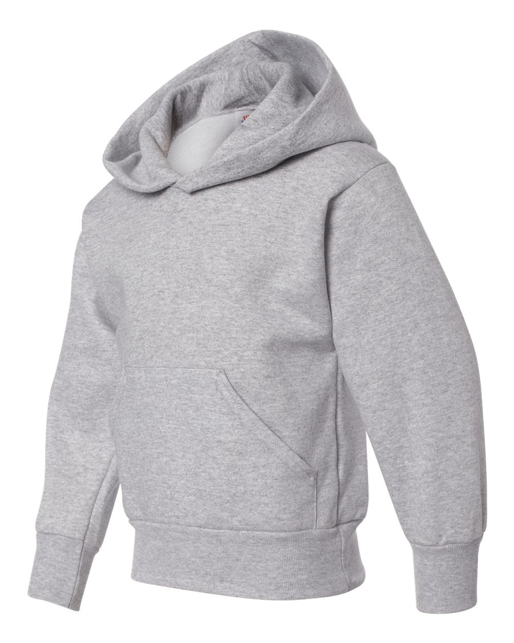 Youth Ecosmart® Hooded Sweatshirt - Side - B32000582 - Light Steel