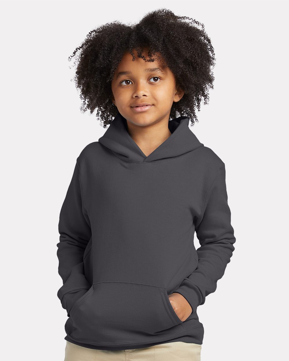 Youth Ecosmart® Hooded Sweatshirt - styleImage