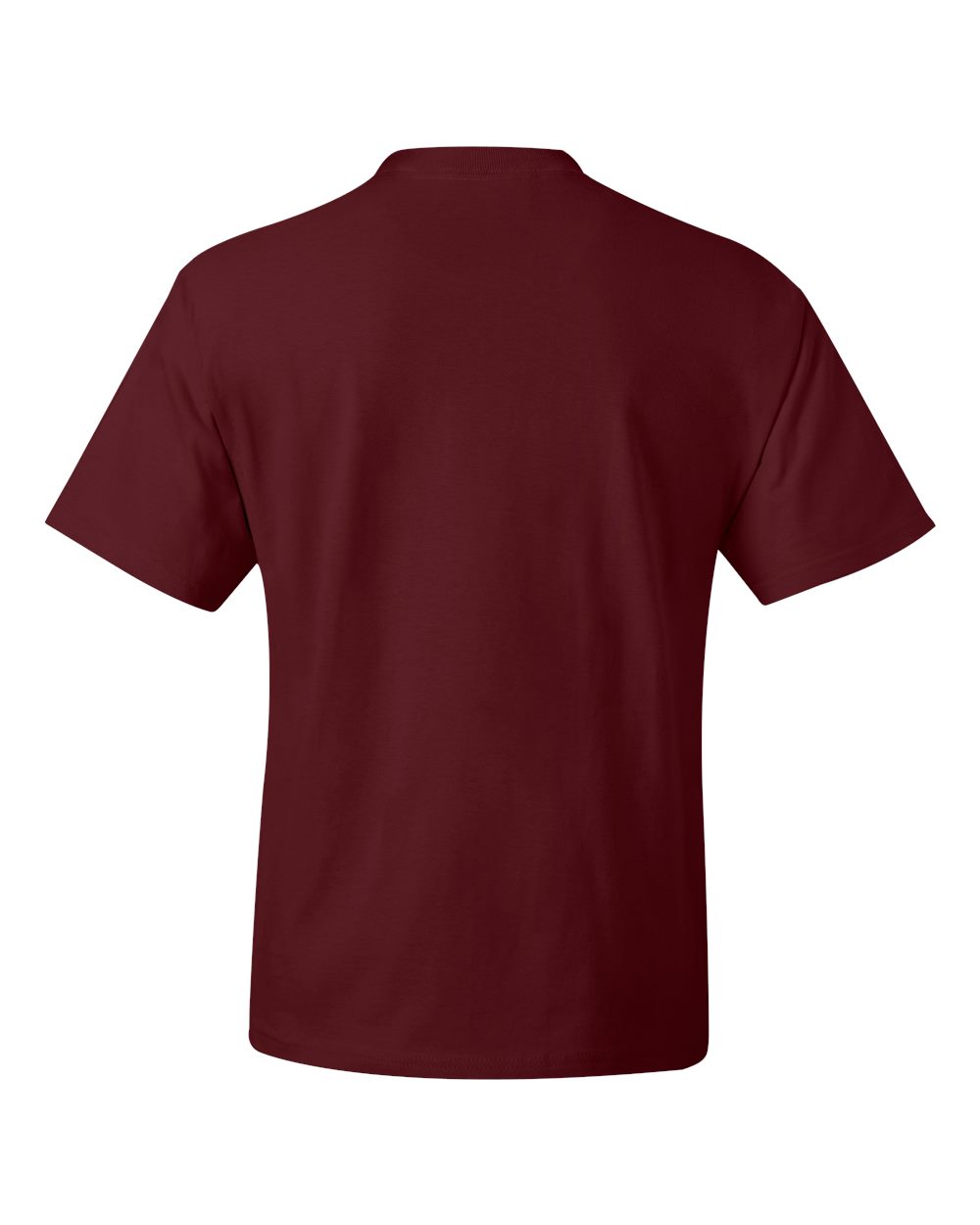 Unisex Beefy-T® T-Shirt - Back - B01500533 - Maroon
