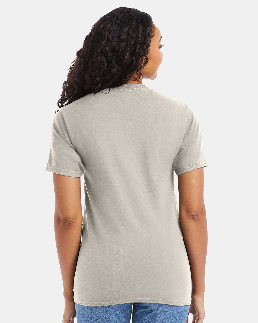 Unisex Beefy-T® T-Shirt - OnModelBack - B01500733 - Sand
