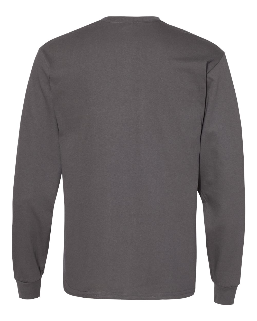 Essential-T Long Sleeve T-Shirt - Back - B04000083 - Smoke Grey