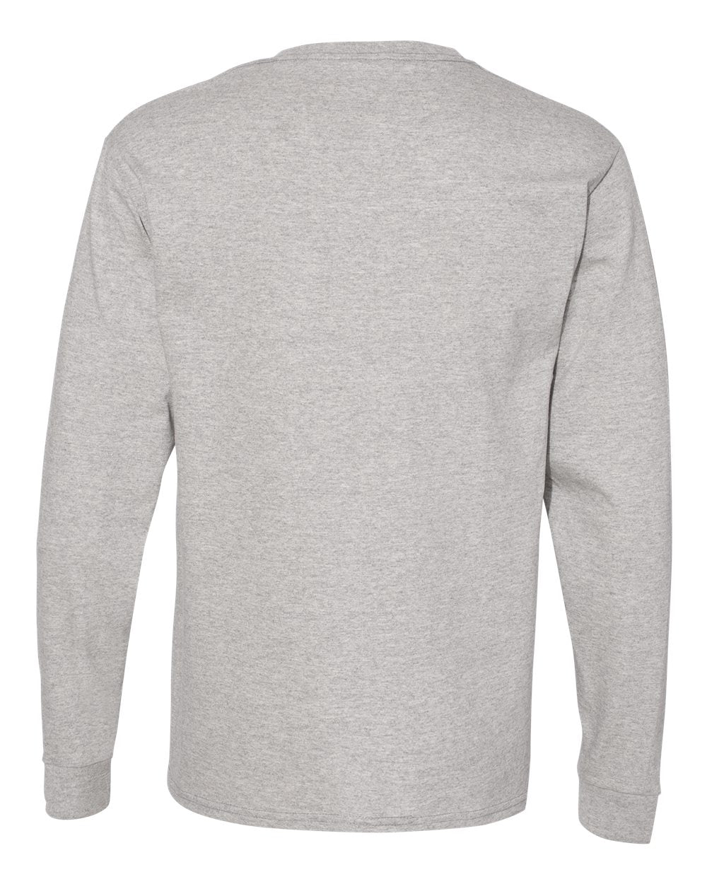 Essential-T Long Sleeve T-Shirt - Back - B04000093 - Oxford Grey