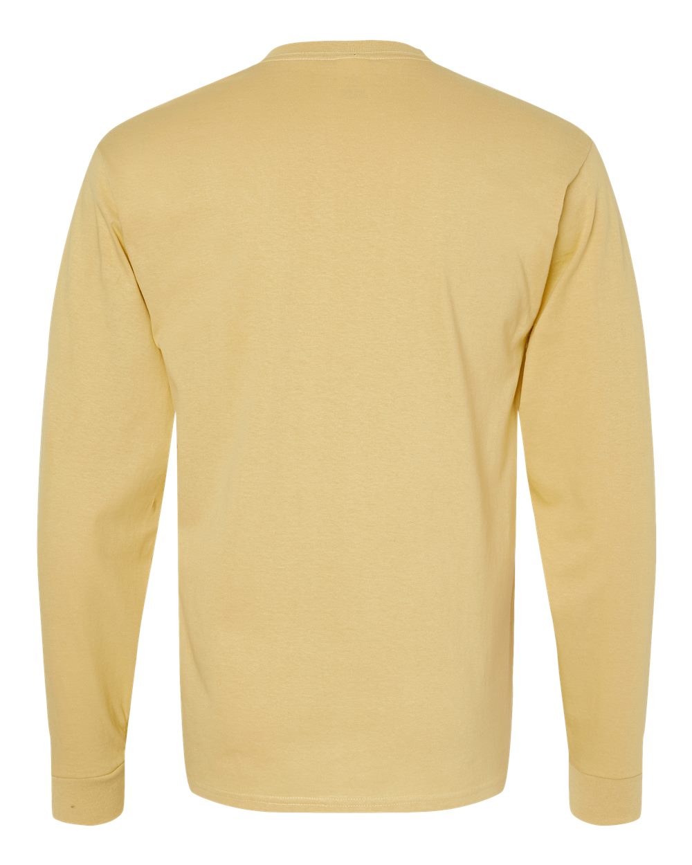 Essential-T Long Sleeve T-Shirt - Back - B04000123 - Athletic Gold