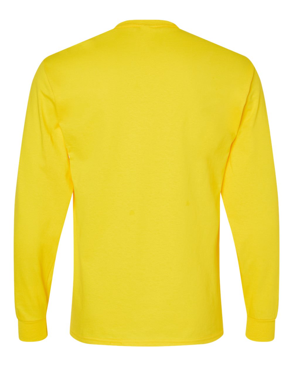 Essential-T Long Sleeve T-Shirt - Back - B04000133 - Athletic Yellow