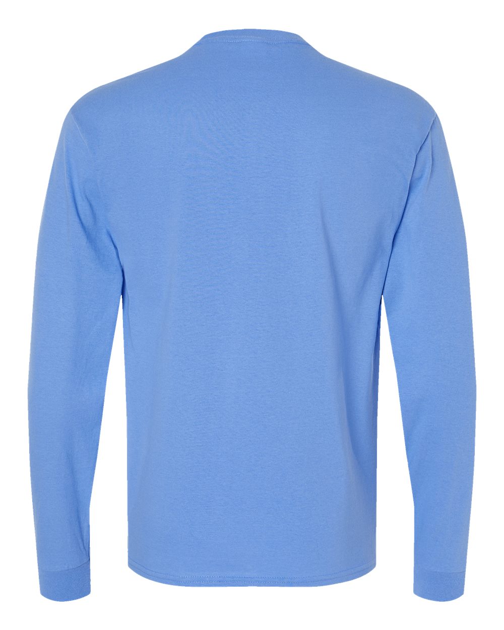 Essential-T Long Sleeve T-Shirt - Back - B04000263 - Carolina Blue