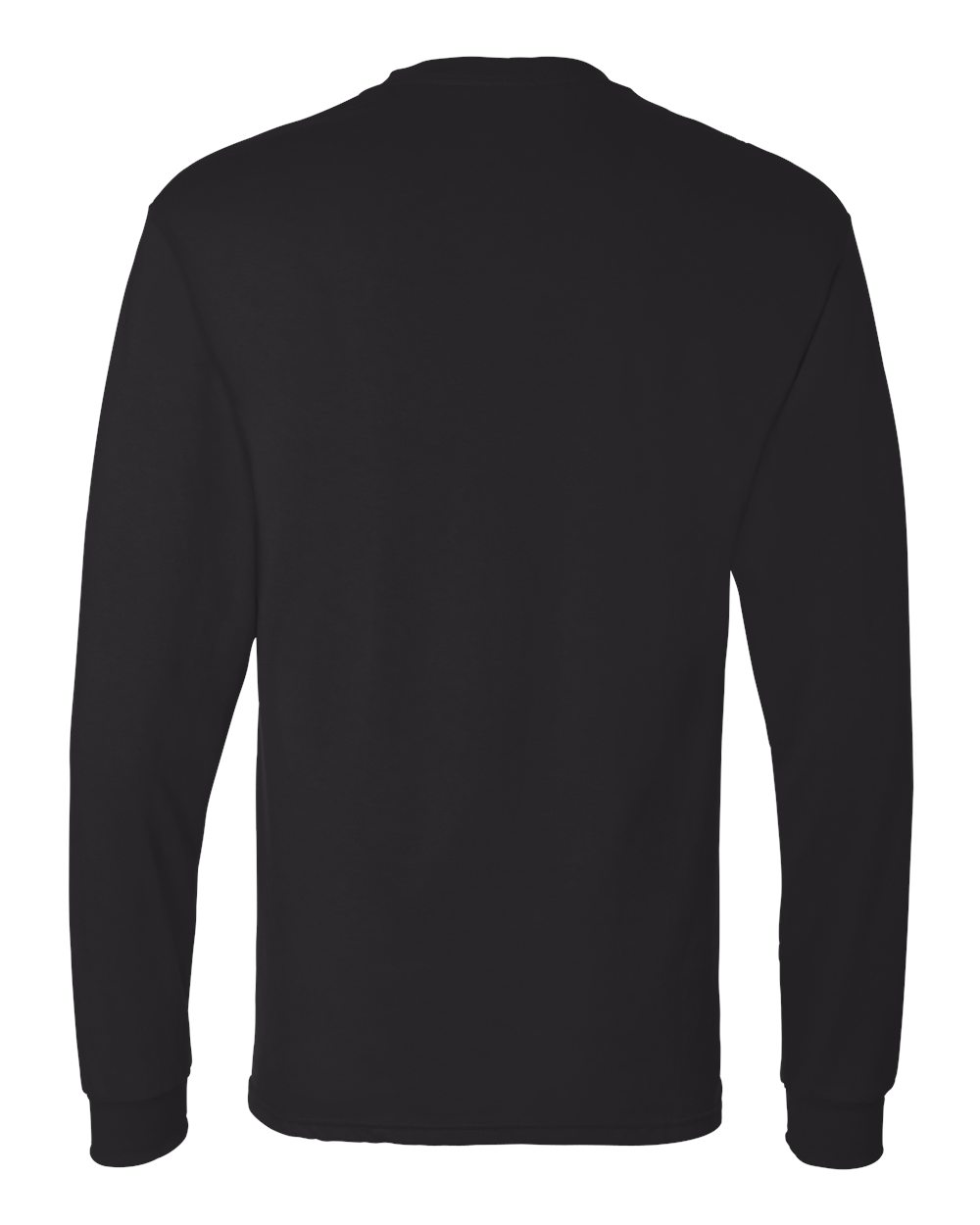 Essential-T Long Sleeve T-Shirt - Back - B04000503 - Black