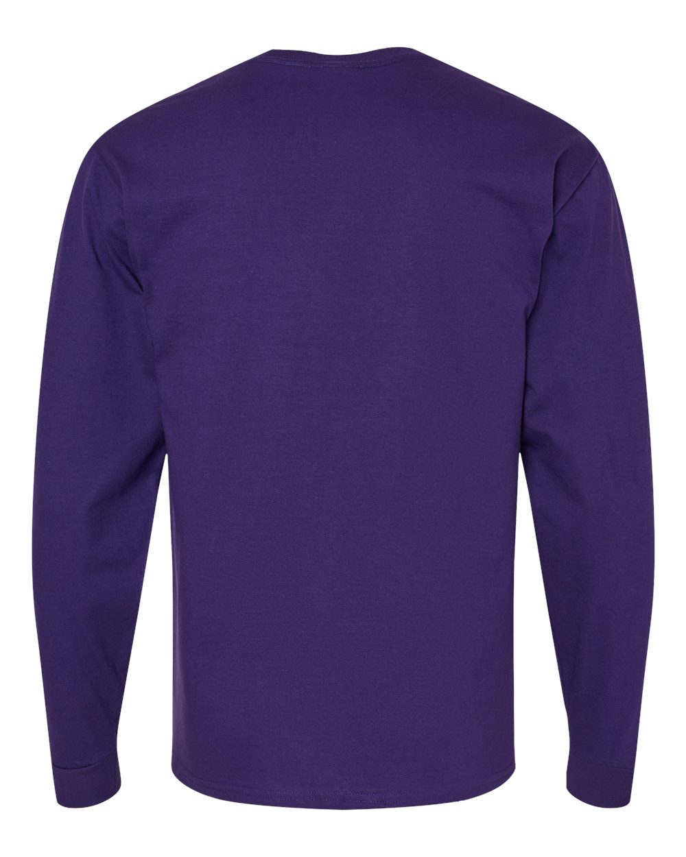 Essential-T Long Sleeve T-Shirt - Back - B04000683 - Athletic Purple