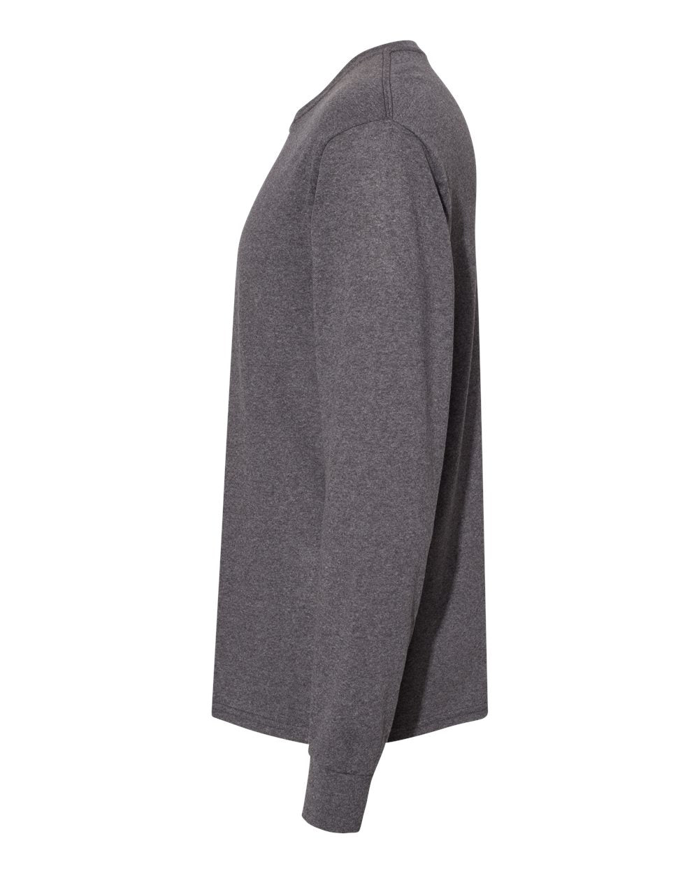 Essential-T Long Sleeve T-Shirt - DirectSide - B04000593 - Charcoal Heather