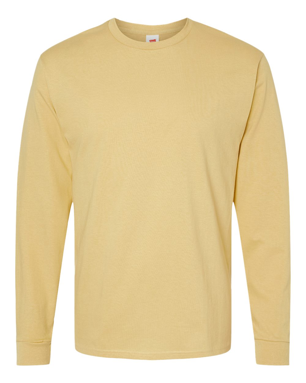Essential-T Long Sleeve T-Shirt - Front - B04000123 - Athletic Gold