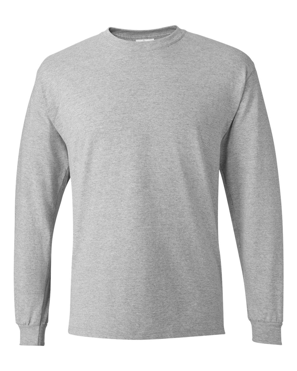 Essential-T Long Sleeve T-Shirt - Front - B04000583 - Light Steel