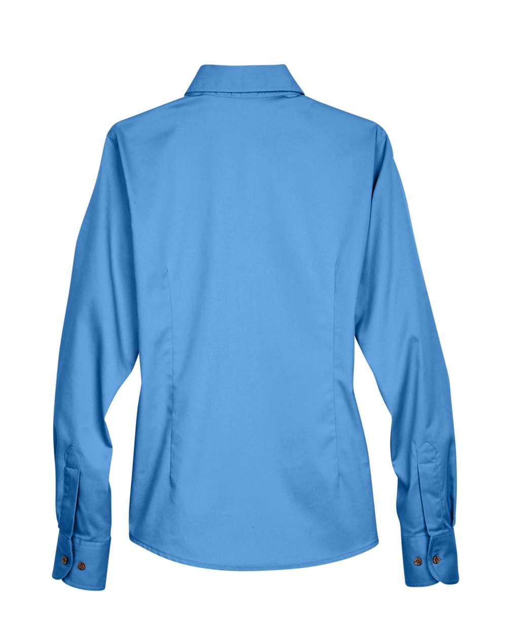 Women's Easy Blend™ Long Sleeve Twill Dress Shirt with Stain-Release - Back - B240B9658 - Nautical Blue