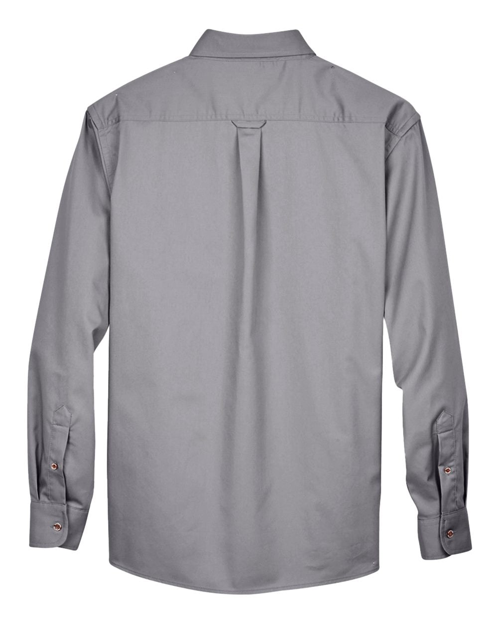 Men's Easy Blend™ Twill Shirt - Back - B236B9092 - Dark Grey