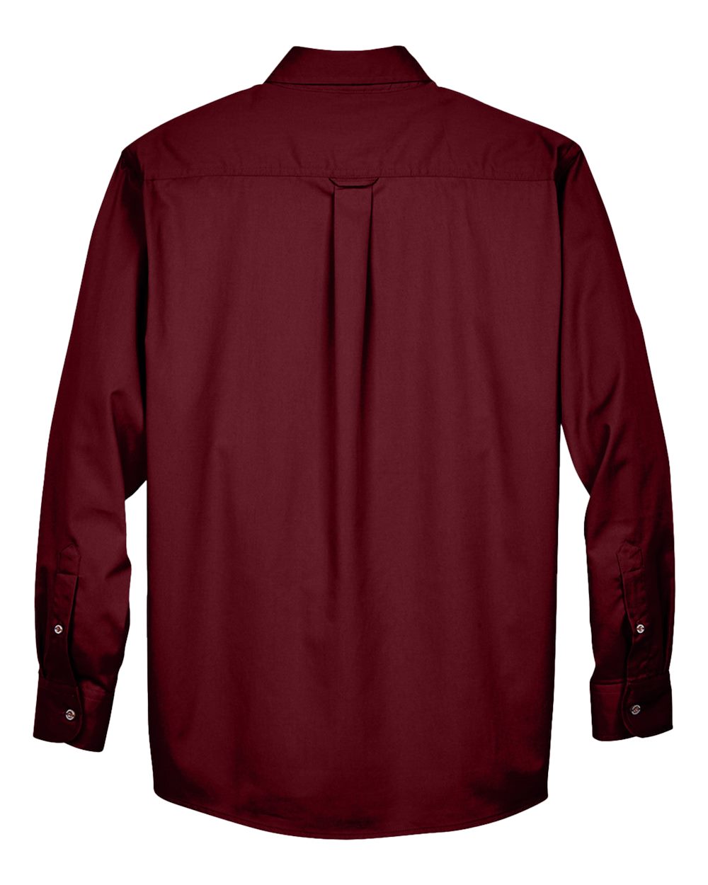 Men's Easy Blend™ Twill Shirt - Back - B236B9532 - Wine