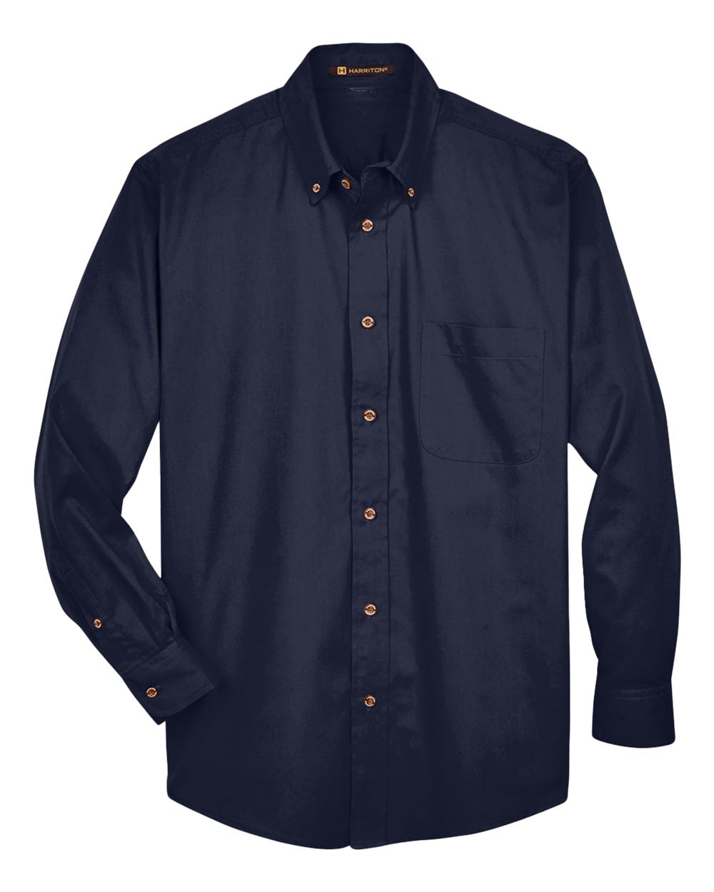 Men's Easy Blend™ Twill Shirt - Front - B236B9112 - Navy