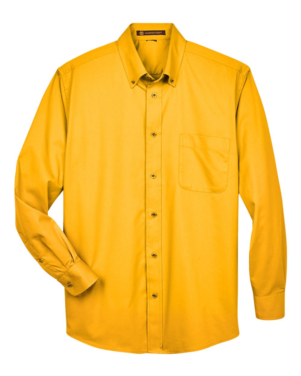 Men's Easy Blend™ Twill Shirt - Front - B236B9122 - Sunray Yellow
