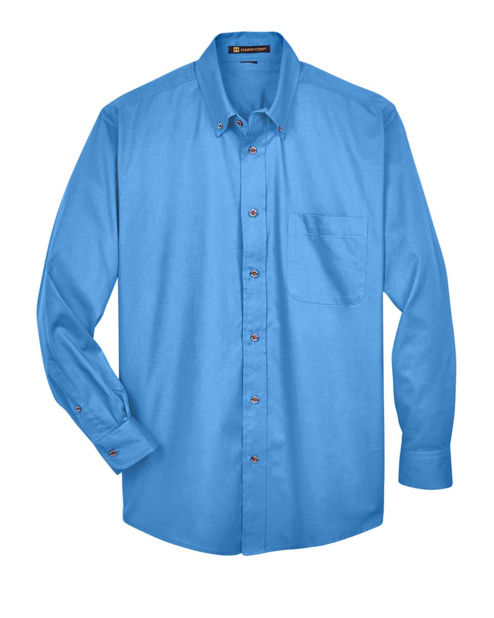 Men's Easy Blend™ Twill Shirt - Front - B236B9652 - Nautical Blue