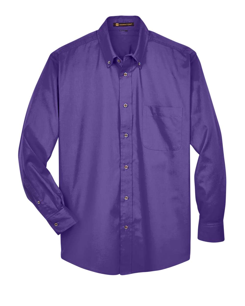 Men's Easy Blend™ Twill Shirt - Front - B236B9673 - Team Purple