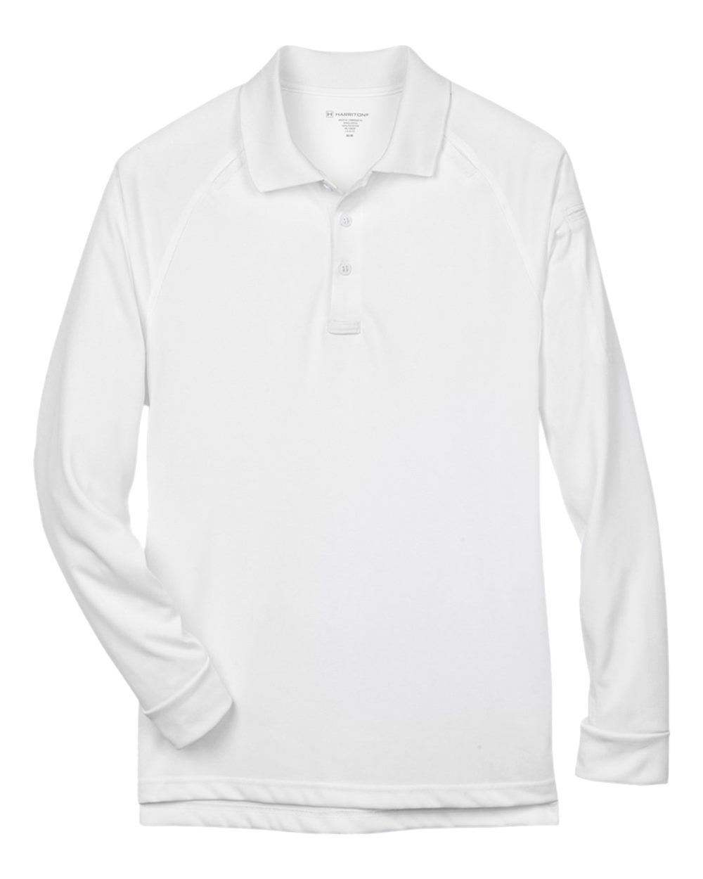 Men's Advantage Long Sleeve Tactical Polo - Front - B200B9532 - White