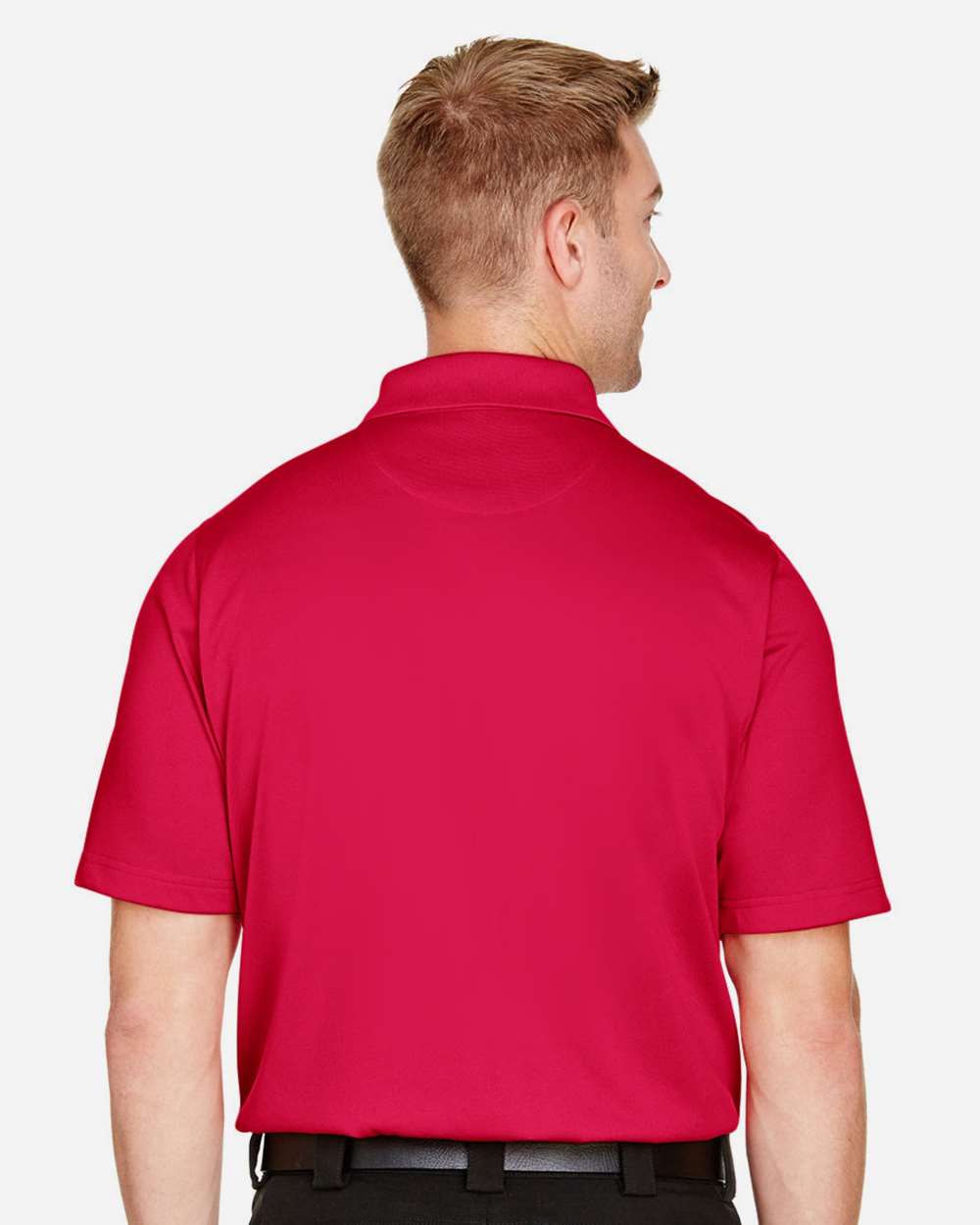 Men's Advantage Snag Protection Plus Polo - OnModelBack - B213B9703 - Red