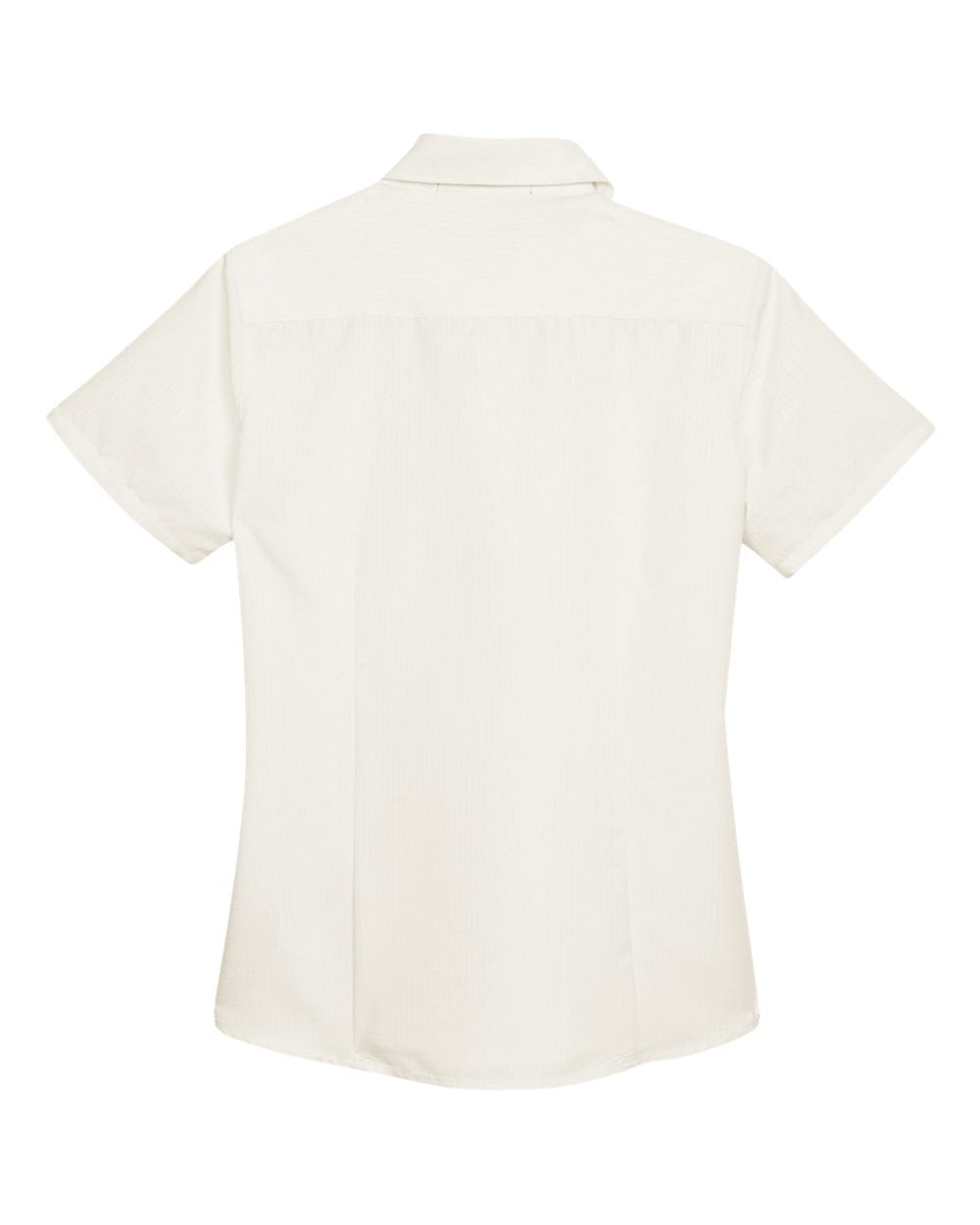 Women's Barbados Textured Camp Shirt - Back - B252B9242 - Cream
