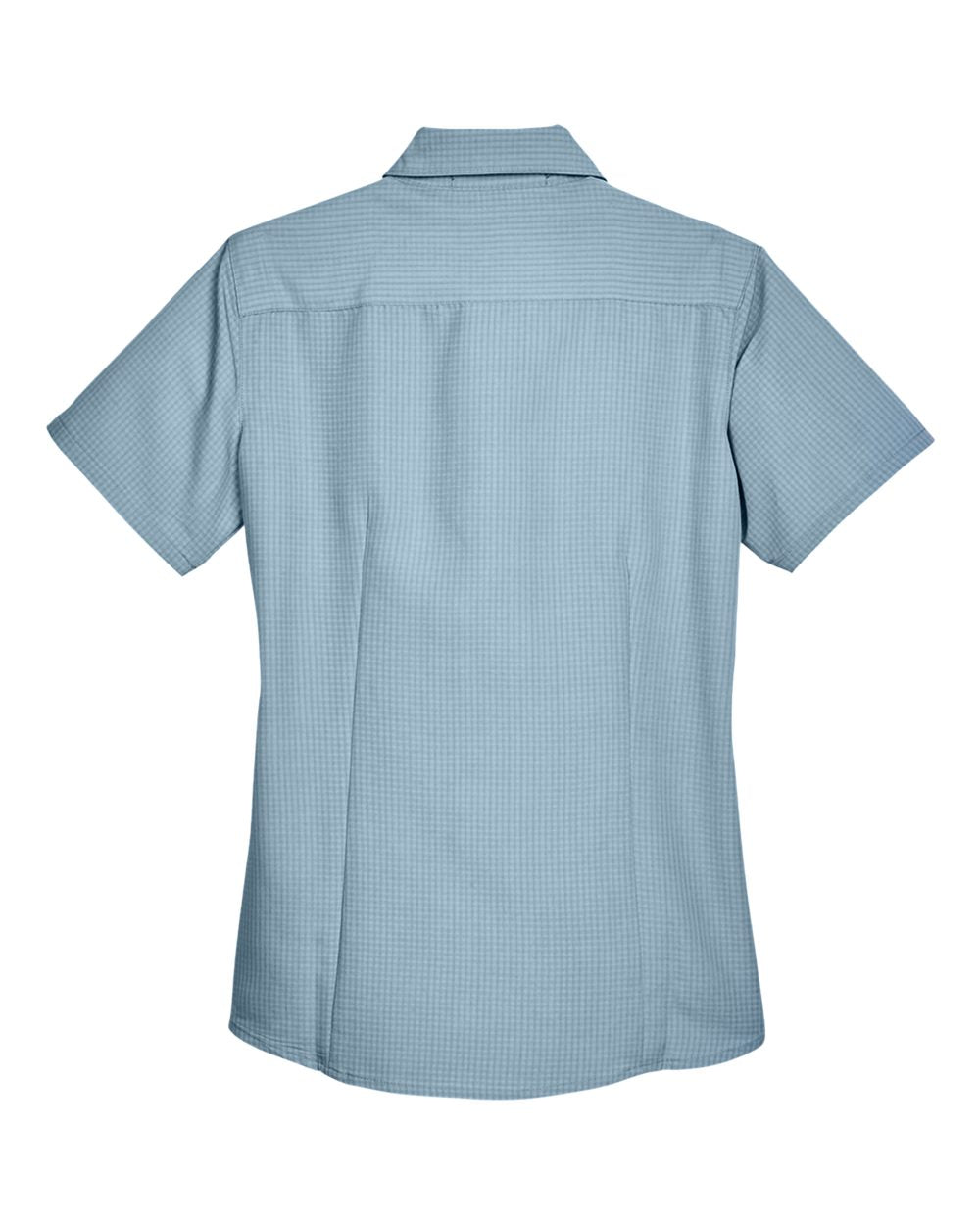 Women's Barbados Textured Camp Shirt - Back - B252B9252 - Cloud Blue