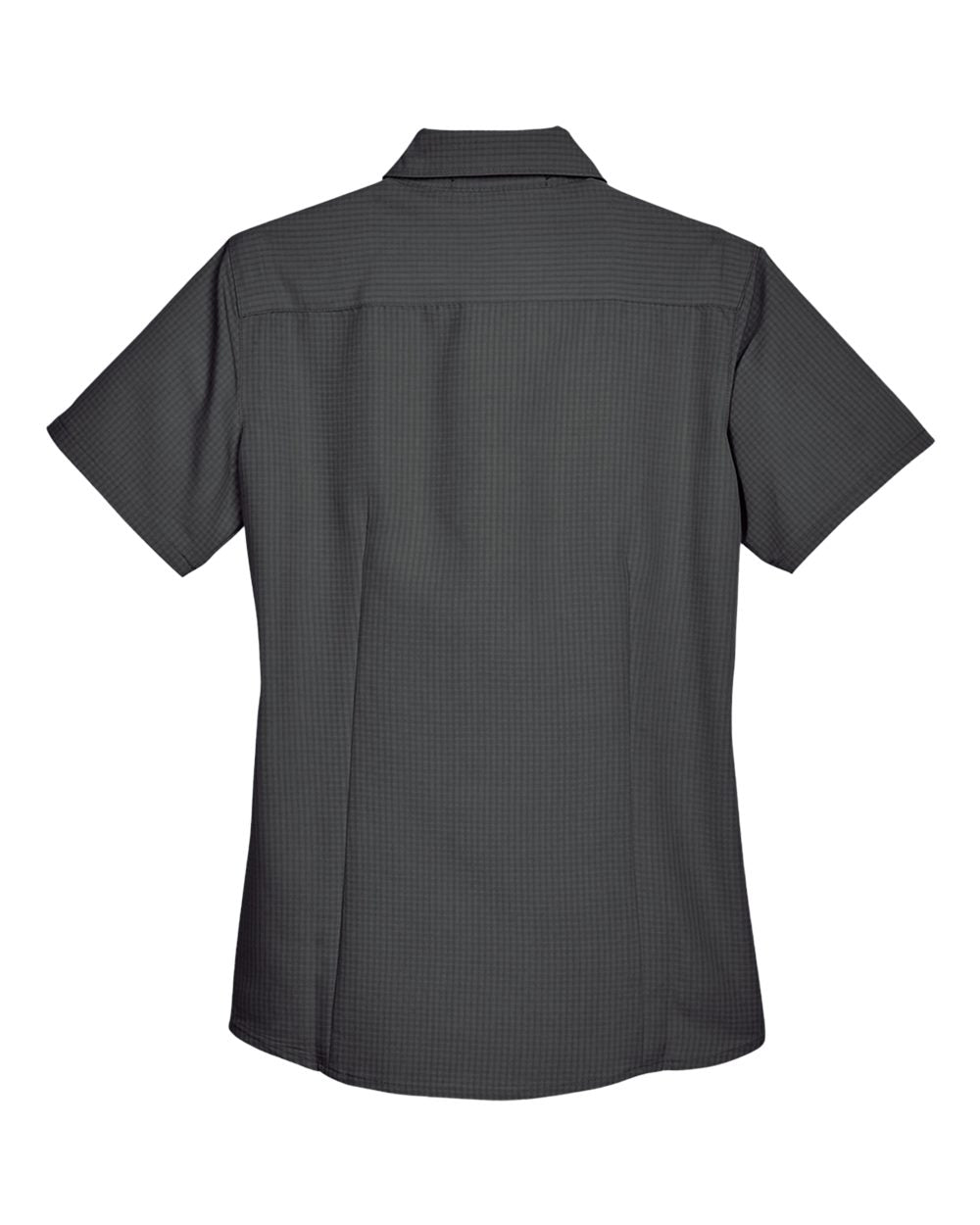 Women's Barbados Textured Camp Shirt - Back - B252B9502 - Black
