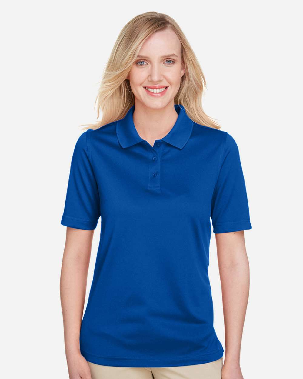 Women's Advantage Snag Protection Plus Polo - OnModelFront - B219B9752 - True Royal