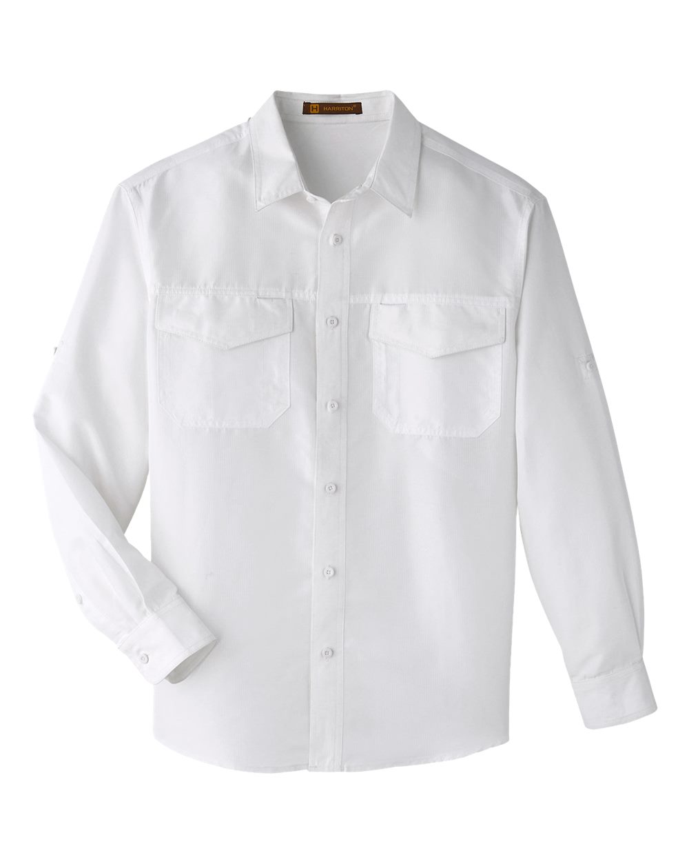 Men's Key West Performance Staff Shirt - Front - B257B9002 - White