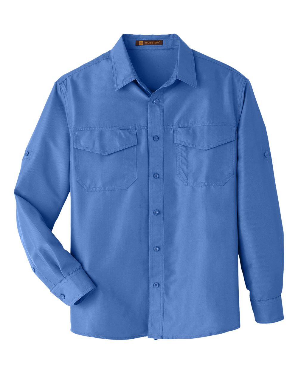 Men's Key West Performance Staff Shirt - Front - B257B9102 - Pool Blue