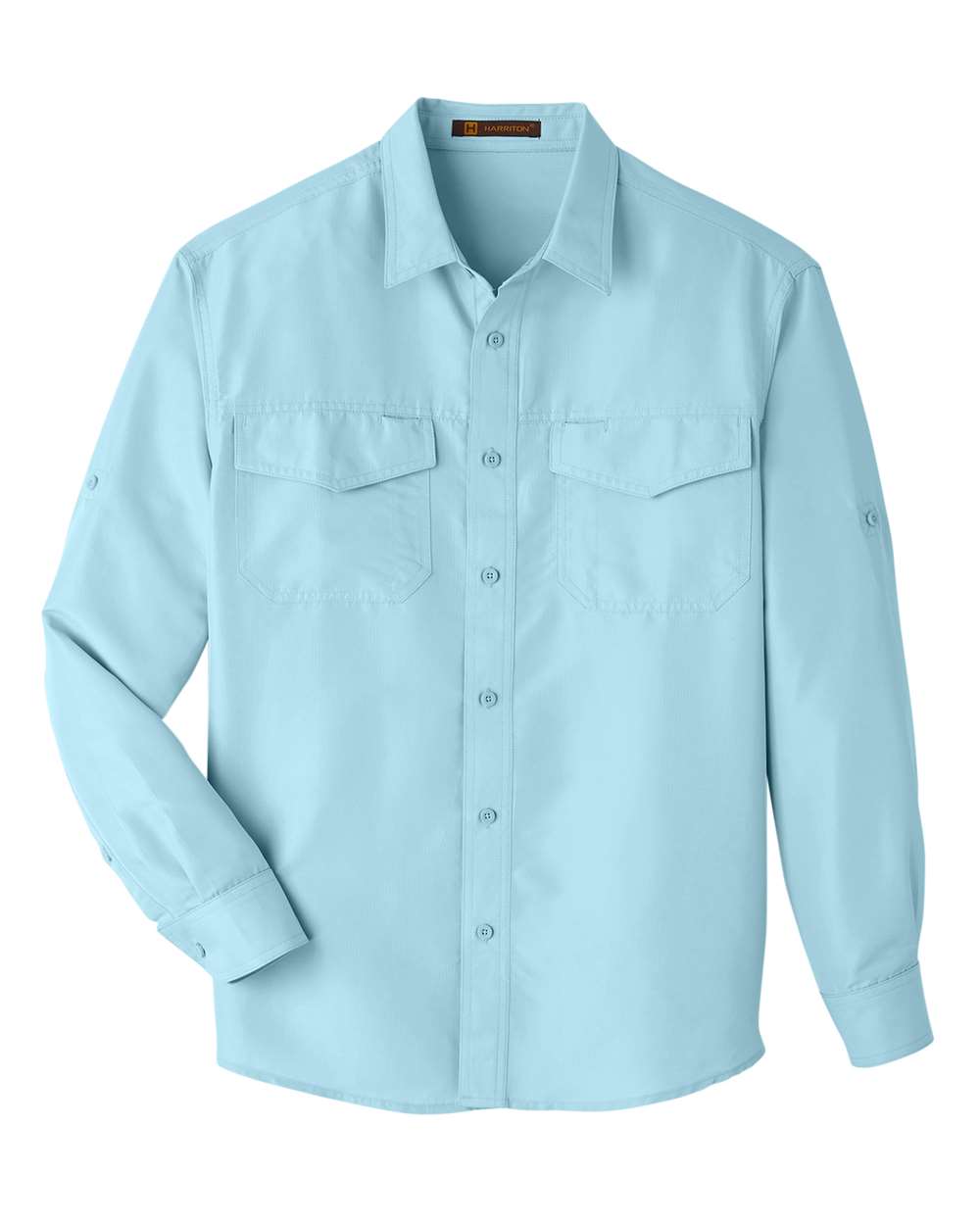 Men's Key West Performance Staff Shirt - Front - B257B9252 - Cloud Blue