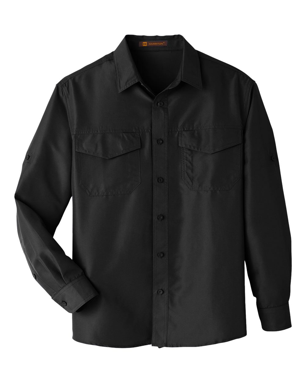 Men's Key West Performance Staff Shirt - Front - B257B9502 - Black