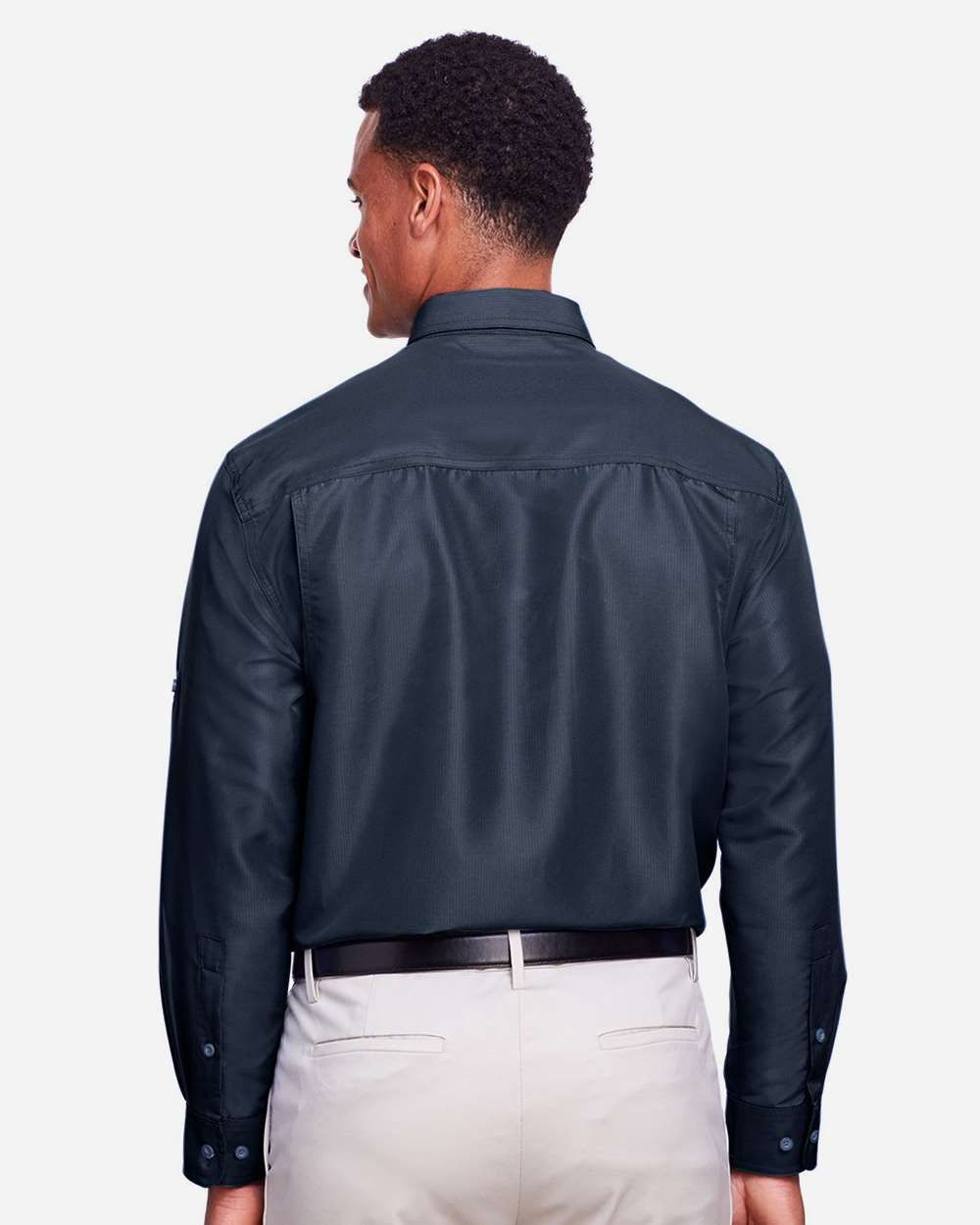 Men's Key West Performance Staff Shirt - OnModelBack - B257B9652 - Navy