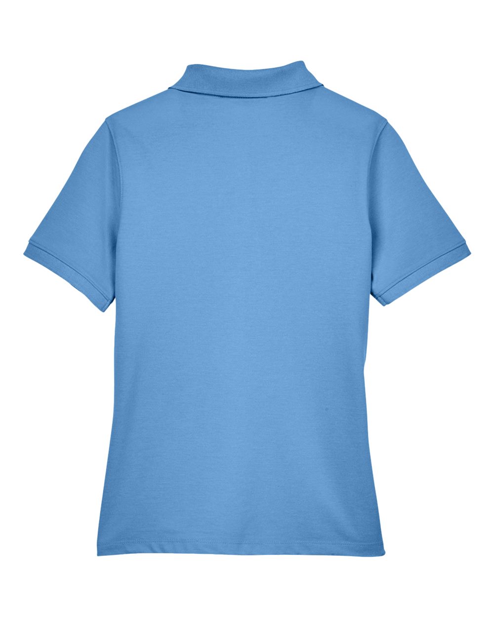 Women's Easy Blend Polo - Back - B207B9252 - Light College Blue