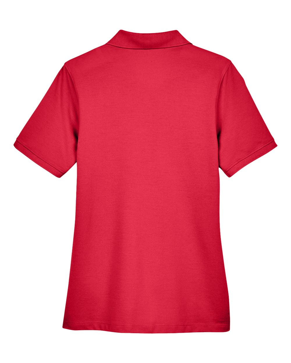 Women's Easy Blend Polo - Back - B207B9702 - Red