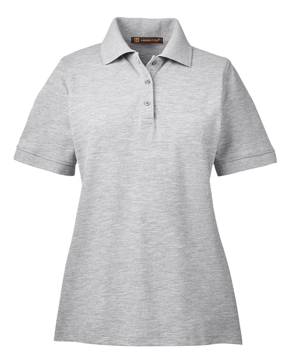 Women's Easy Blend Polo - Front - B207B9092 - Grey Heather