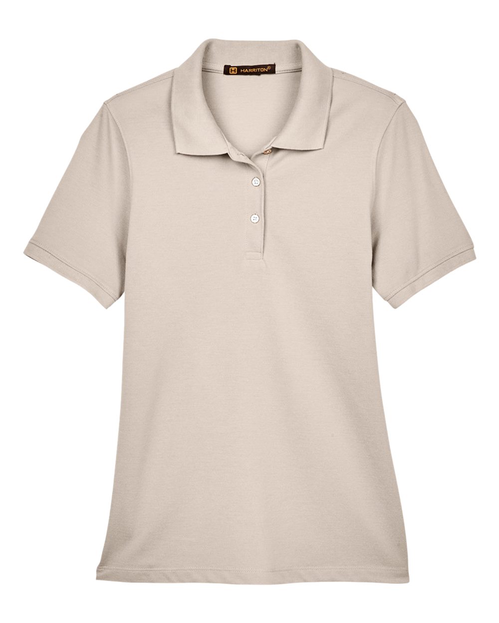 Women's Easy Blend Polo - Front - B207B9242 - Stone