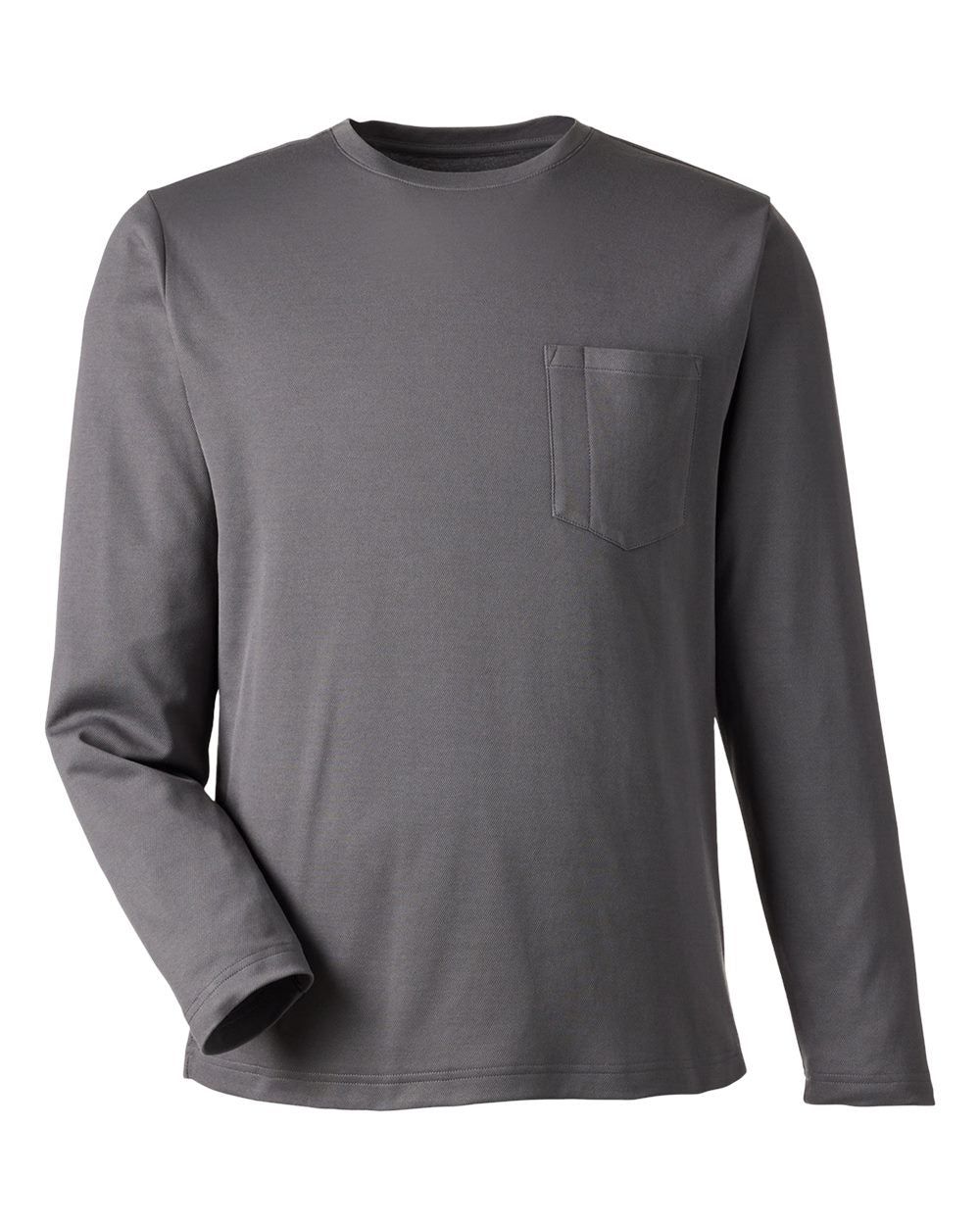 Unisex Charge Snag and Soil Protect Long Sleeve T-Shirt - Front - B189B9592 - Dark Charcoal