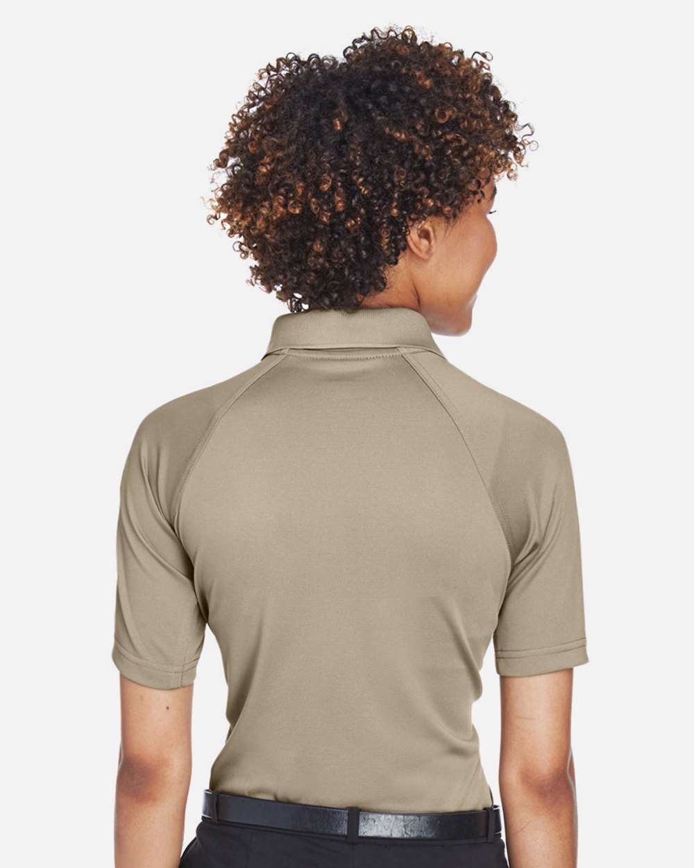 Women's Advantage Tactical Polo - OnModelBack - B202B9242 - Desert Khaki