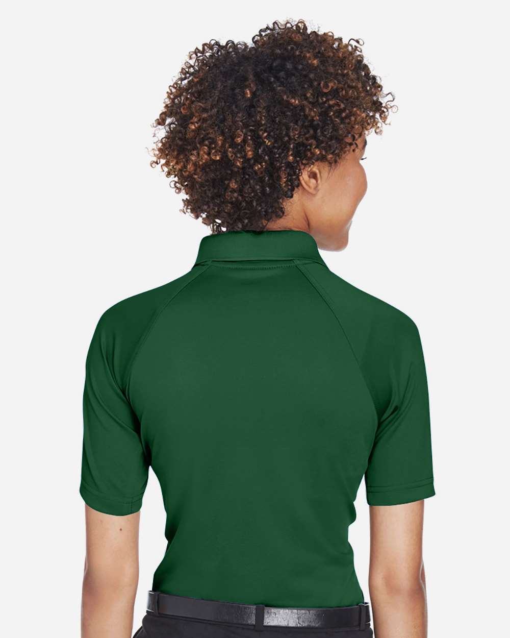 Women's Advantage Tactical Polo - OnModelBack - B202B9542 - Dark Green