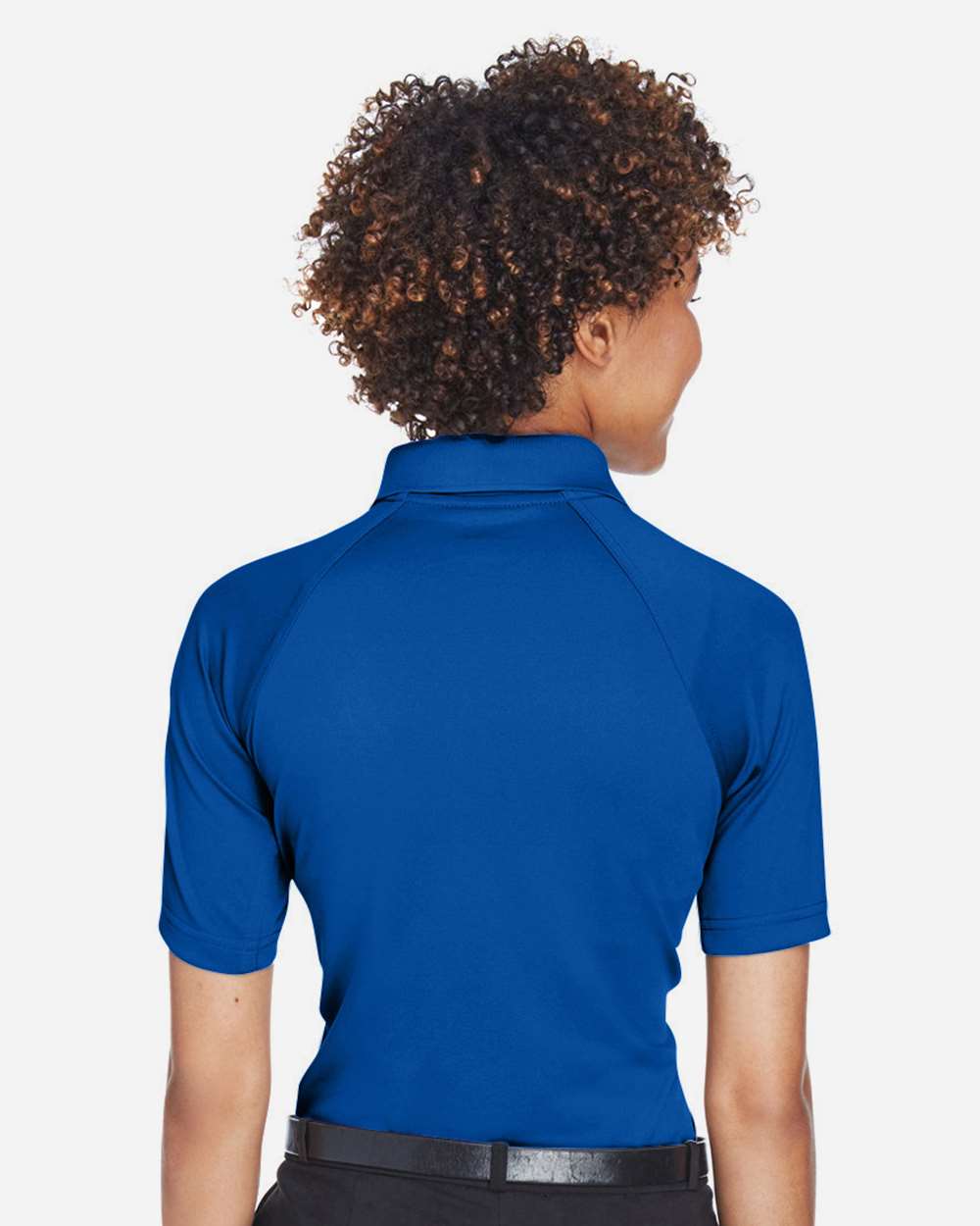 Women's Advantage Tactical Polo - OnModelBack - B202B9752 - True Royal