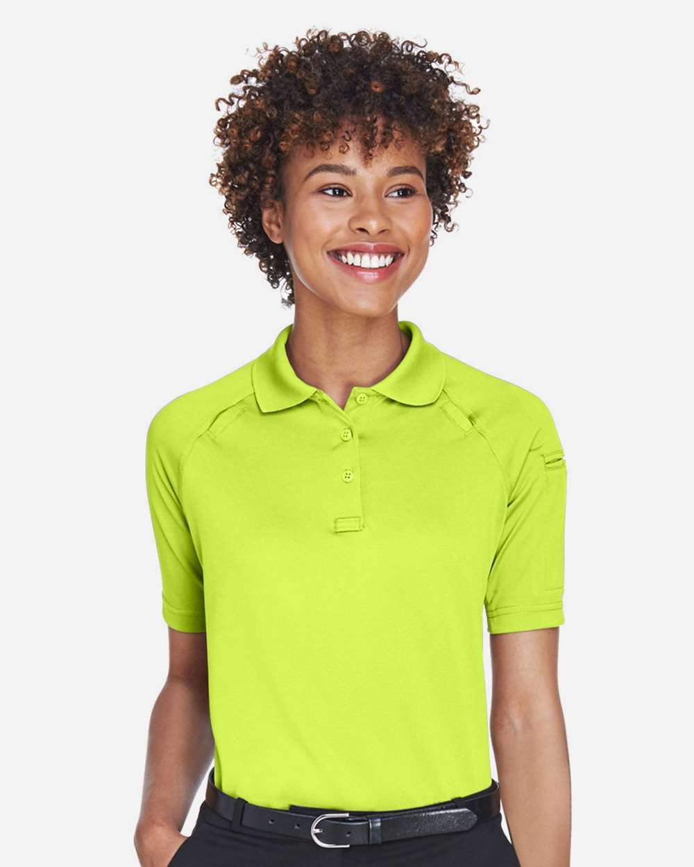 Women's Advantage Tactical Polo - OnModelFront - B202B9122 - Safety Yellow