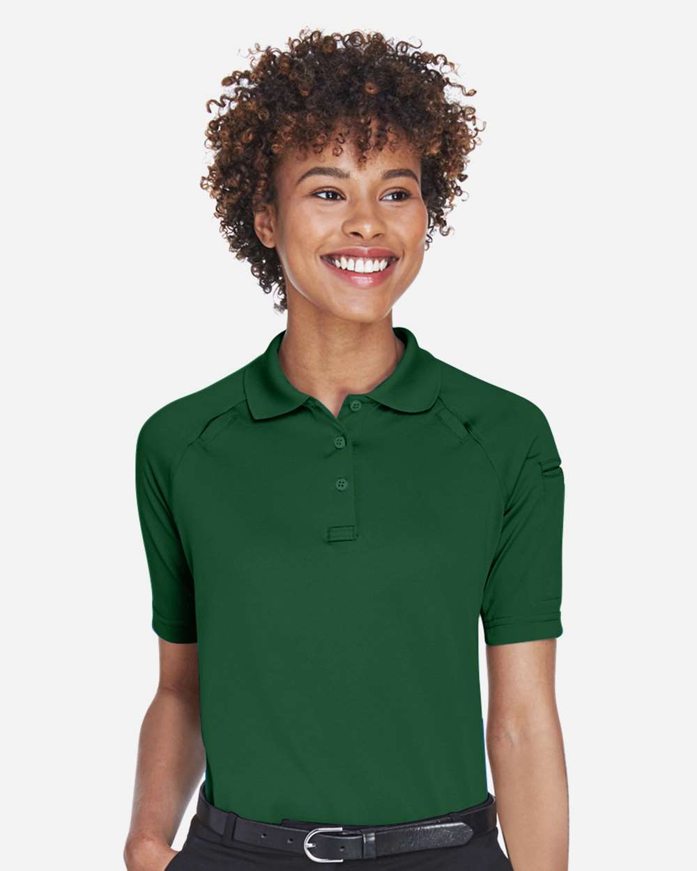 Women's Advantage Tactical Polo - OnModelFront - B202B9542 - Dark Green