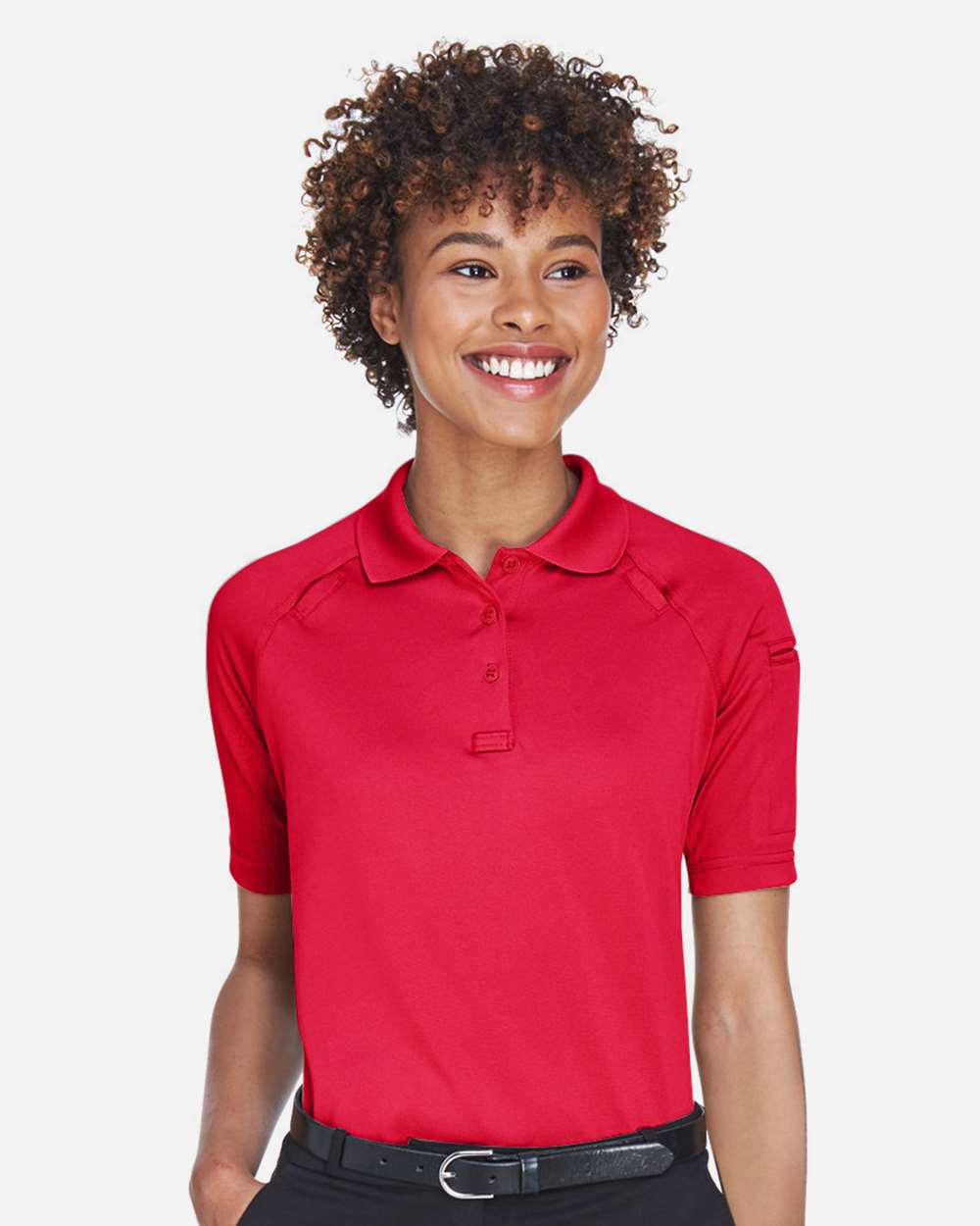 Women's Advantage Tactical Polo - OnModelFront - B202B9702 - Red