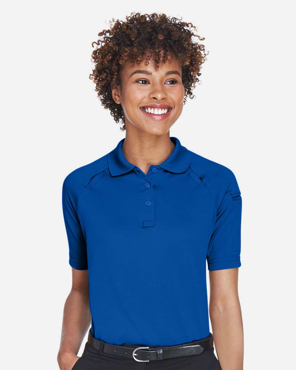 Women's Advantage Tactical Polo - OnModelFront - B202B9752 - True Royal