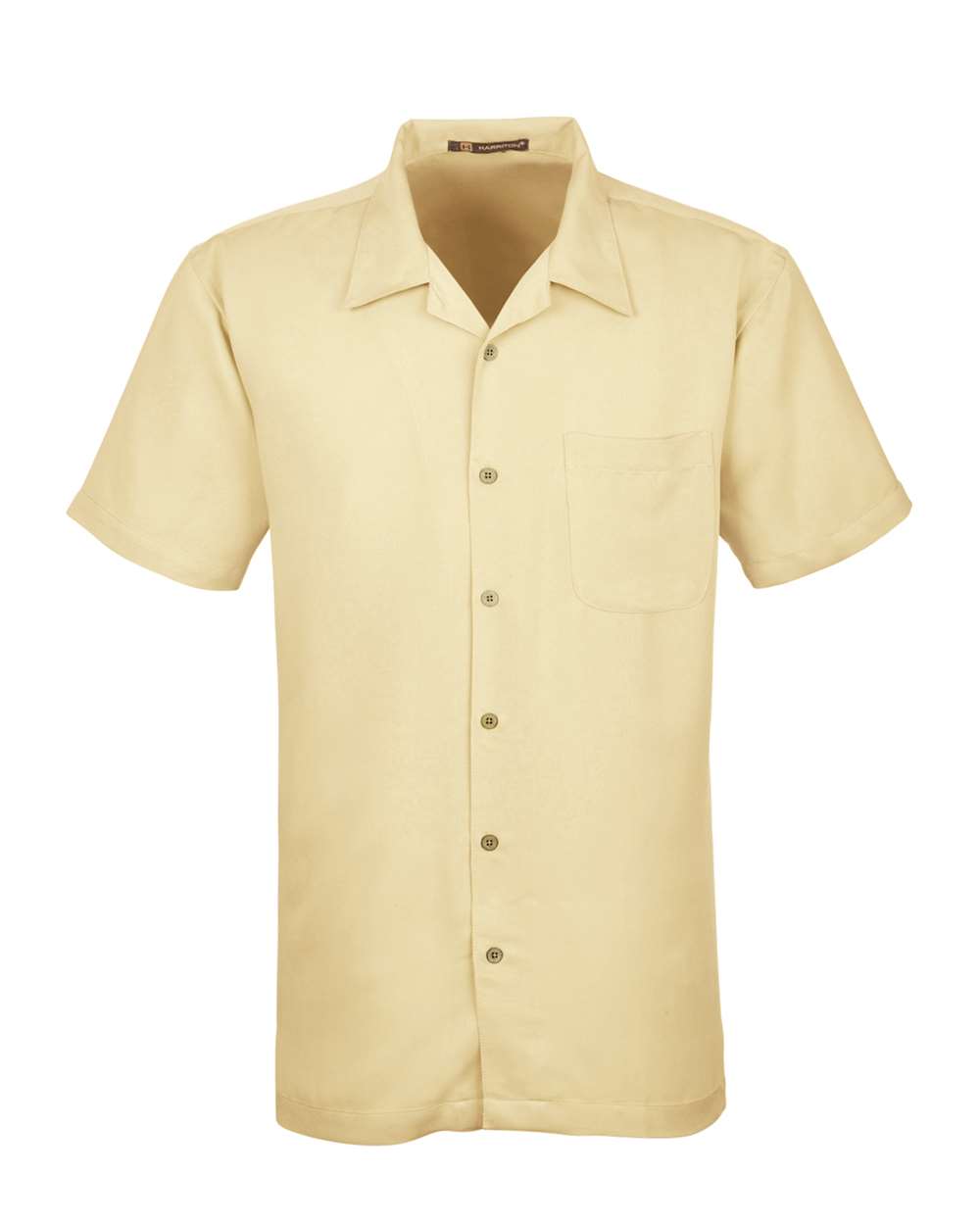 Men's Bahama Cord Camp Shirt - Front - B253B9103 - Sand