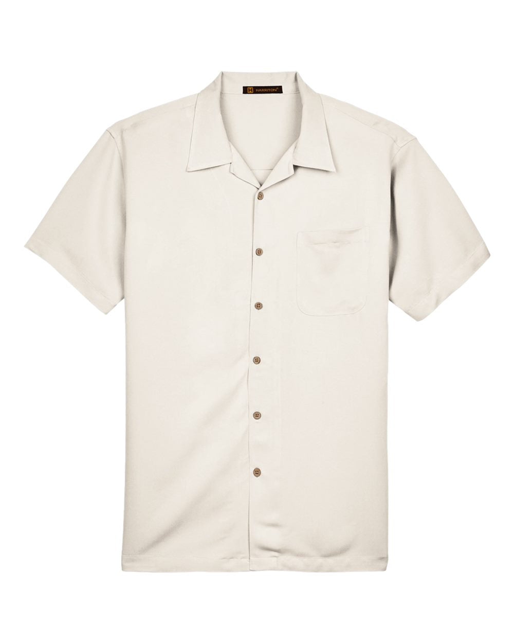 Men's Bahama Cord Camp Shirt - Front - B253B9243 - Cream