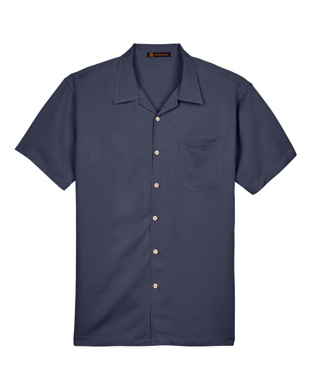 Men's Bahama Cord Camp Shirt - Front - B253B9653 - Navy