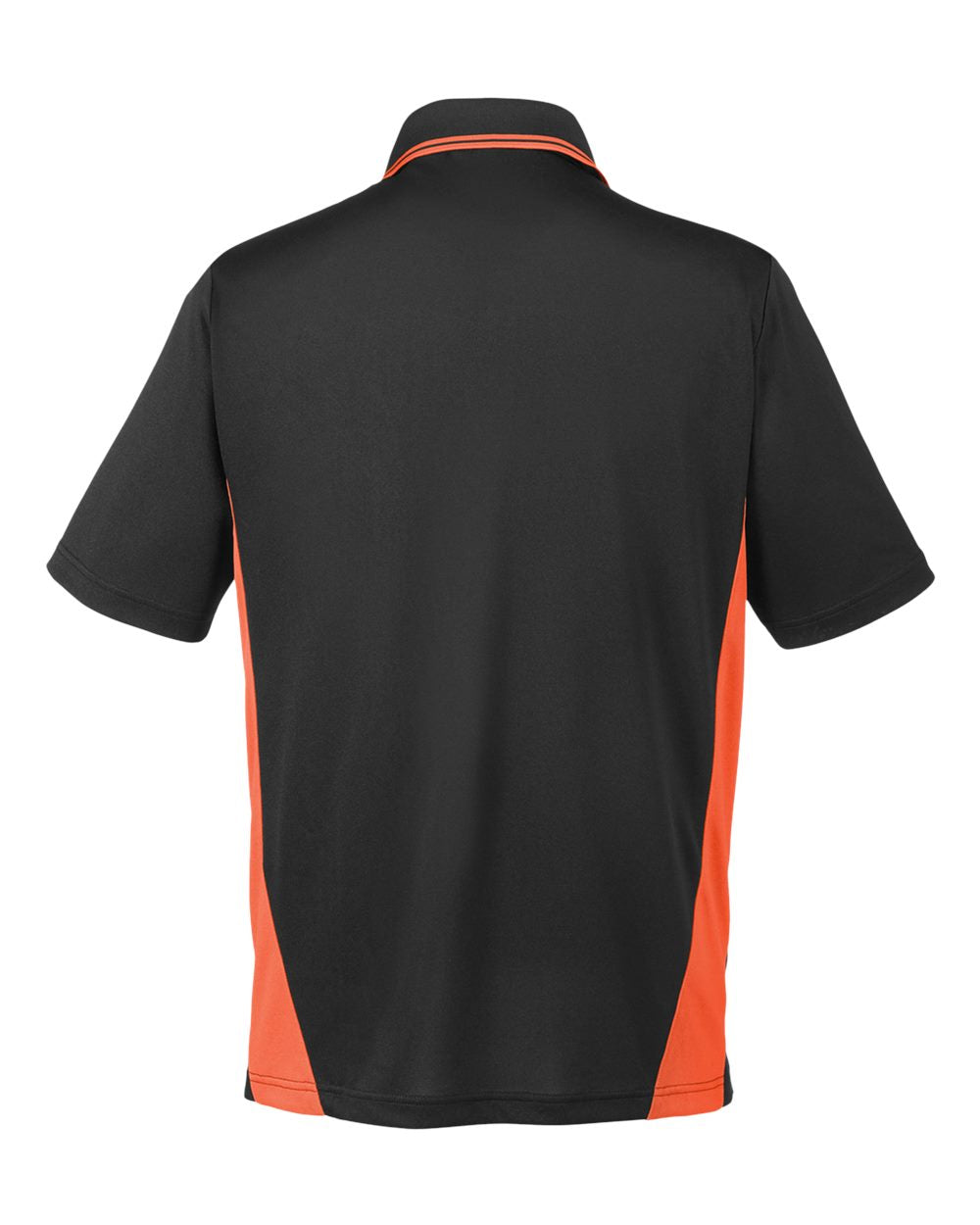 Men's Flash Snag Protection Plus IL Colorblock Polo - Back - B226B9113 - Black/ Team Orange