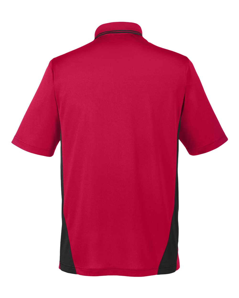 Men's Flash Snag Protection Plus IL Colorblock Polo - Back - B226B9703 - Red/ Black