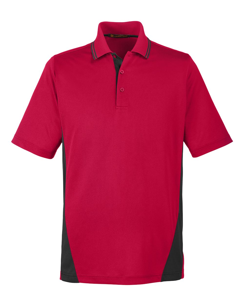 Men's Flash Snag Protection Plus IL Colorblock Polo - Front - B226B9703 - Red/ Black